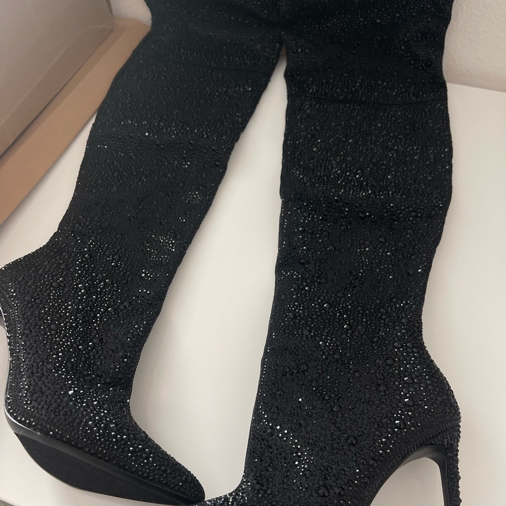 NEW Steve Madden Black Over the Knee Boots